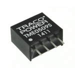 TRACOPOWER TME DC-DC Converter, 9V dc/ 110mA Output, 4.5 → 5.5 V dc Input, 1W, Through Hole, +85°C Max Temp