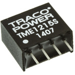 TRACOPOWER TME DC-DC Converter, 15V dc/ 65mA Output, 10.8 → 13.2 V dc Input, 1W, Through Hole, +85°C Max Temp