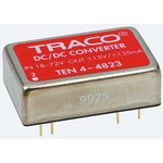 TRACOPOWER TEN 4 DC-DC Converter, ±12V dc/ ±165mA Output, 18 → 72 V dc Input, 4W, Through Hole, +75°C Max Temp