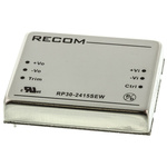 Recom RP30-EW DC-DC Converter, 15V dc/ 2A Output, 10 → 40 V dc Input, 30W, Through Hole, +85°C Max Temp -40°C