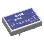 Cosel DC-DC Converter, 5V dc/ 600mA Output, 18 → 36 V dc Input, 3W, Through Hole, +71°C Max Temp -20°C Min Temp