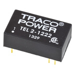 TRACOPOWER TEL 2 DC-DC Converter, ±12V dc/ ±85mA Output, 9 → 18 V dc Input, 2W, Through Hole, +75°C Max Temp