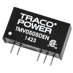 TRACOPOWER TMV EN DC-DC Converter, 5V dc/ 200mA Output, 4.5 → 5.5 V dc Input, 1W, Through Hole, +85°C Max Temp