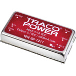 TRACOPOWER TEN 30 DC-DC Converter, 5.1V dc/ 6A Output, 9 → 18 V dc Input, 30W, Through Hole, +85°C Max Temp