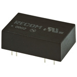 Recom REC3 DC-DC Converter, 15V dc/ 250mA Output, 9 → 36 V dc Input, 3W, Through Hole, +85°C Max Temp -40°C Min