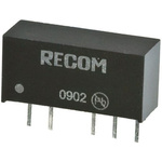 Recom RBM DC-DC Converter, 12V dc/ 83mA Output, 10.8 → 13.2 V dc Input, 1W, Through Hole, +85°C Max Temp -40°C