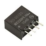 Recom RO DC-DC Converter, 12V dc/ 83mA Output, 4.5 → 5.5 V dc Input, 1W, Through Hole, +85°C Max Temp -40°C Min