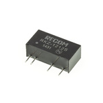 Recom RKZ DC-DC Converter, 12V dc/ 168mA Output, 10.8 → 13.2 V dc Input, 2W, Through Hole, +85°C Max Temp -40°C