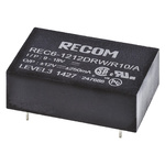 Recom REC6 DC-DC Converter, ±12V dc/ ±250mA Output, 9 → 18 V dc Input, 6W, Through Hole, +75°C Max Temp -40°C