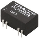 TRACOPOWER TDR 2 DC-DC Converter, 5V dc/ 400mA Output, 9 → 18 V dc Input, 2W, Through Hole, +85°C Max Temp -40°C