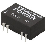 TRACOPOWER TDR 2WI DC-DC Converter, 12V dc/ 167mA Output, 9 → 36 V dc Input, 2W, Through Hole, +85°C Max Temp