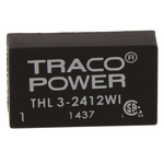 TRACOPOWER THL 3WI DC-DC Converter, 12V dc/ 250mA Output, 9 → 36 V dc Input, 3W, Through Hole, +85°C Max Temp