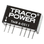 TRACOPOWER TMR 6 DC-DC Converter, 5V dc/ 1.2A Output, 4.5 → 9 V dc Input, 6W, Through Hole, +70°C Max Temp -40°C