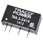 TRACOPOWER TRA 3 DC-DC Converter, 9V dc/ 333mA Output, 21.6 → 26.4 V dc Input, 3W, Through Hole, +85°C Max Temp