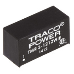 TRACOPOWER TMR 3WIE DC-DC Converter, 12V dc/ 250mA Output, 4.5 → 18 V dc Input, 3W, Through Hole, +85°C Max Temp