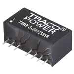 TRACOPOWER TMR 3HI DC-DC Converter, ±15V dc/ ±100mA Output, 18 → 36 V dc Input, 3W, Through Hole, +85°C Max Temp