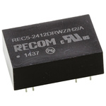 Recom REC5 DC-DC Converter, ±12V dc/ ±210mA Output, 9 → 36 V dc Input, 5W, Through Hole, +75°C Max Temp -40°C