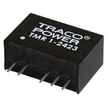 TRACOPOWER TMR 1 DC-DC Converter, 5V dc/ 200mA Output, 36 → 75 V dc Input, 1W, Through Hole, +85°C Max Temp