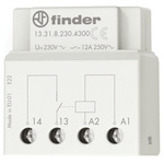 Finder, 12V ac Coil Monostable Relay SPNO, 12A Switching Current Switch Box,  Single Pole