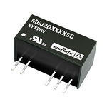 Murata Power Solutions MEJ2 DC-DC Converter, ±9V dc/ ±111mA Output, 10.8 → 13.2 V dc Input, 2W, Through Hole,