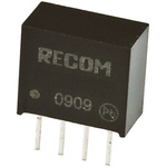 Recom RO DC-DC Converter, 5V dc/ 200mA Output, 4.5 → 5.5 V dc Input, 1W, Through Hole, +100°C Max Temp -40°C Min