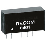 Recom RY DC-DC Converter, 15V dc/ 66mA Output, 4.75 → 5.25 V dc Input, 1W, Through Hole, +70°C Max Temp -40°C
