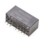 Recom RS3 DC-DC Converter, 5V dc/ 600mA Output, 9 → 18 V dc Input, 3W, Through Hole, +71°C Max Temp -40°C Min