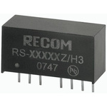 Recom RS DC-DC Converter, 5V dc/ 400mA Output, 18 → 72 V dc Input, 2W, Through Hole, +75°C Max Temp -40°C Min
