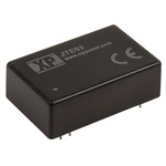 XP Power JTE03 DC-DC Converter, 12V dc/ 250mA Output, 18 → 75 V dc Input, 3W, Through Hole, +100°C Max Temp