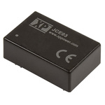 XP Power JCE03 DC-DC Converter, 24V dc/ 125mA Output, 18 → 36 V dc Input, 3W, Through Hole, +100°C Max Temp
