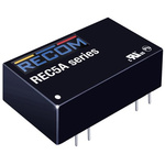 Recom REC5A DC-DC Converter, 5V dc/ 1A Output, 18 → 36 V dc Input, 5W, Through Hole, +68°C Max Temp -40°C Min
