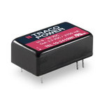 TRACOPOWER TEL 10WI DC-DC Converter, ±15V dc/ ±333mA Output, 9 → 36 V dc Input, 10W, Through Hole, +88°C Max