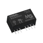 Cosel MGXW6 DC-DC Converter, ±12V dc/ 250mA Output, 6 → 60 V dc Input, 6W, Through Hole, +85°C Max Temp -40°C