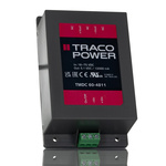 TRACOPOWER TMDC 60 DC-DC Converter, 5.1V dc/ 12A Output, 18 → 75 V dc Input, 60W, DIN Rail Mount, +85°C Max Temp