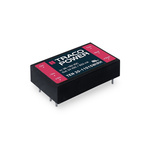 TRACOPOWER TEN 20WIRH Isolated DC-DC Converter, -5 → 5V dc/, 36 → 160 V dc Input, 20W, PCB Mount