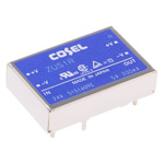 Cosel DC-DC Converter, 12V dc/ 130mA Output, 9 → 18 V dc Input, 1.56W, Through Hole, +71°C Max Temp -20°C Min