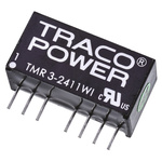 TRACOPOWER TMR 3WI DC-DC Converter, ±15V dc/ ±100mA Output, 18 → 75 V dc Input, 3W, Through Hole, +85°C Max Temp