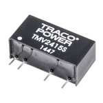 TRACOPOWER TMV DC-DC Converter, 15V dc/ 65mA Output, 21.6 → 26.4 V dc Input, 1W, Through Hole, +85°C Max Temp