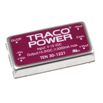 TRACOPOWER TEN 30 DC-DC Converter, ±5V dc/ ±3A Output, 9 → 18 V dc Input, 30W, Through Hole, +85°C Max Temp