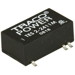 TRACOPOWER TES 2M DC-DC Converter, 5V dc/ 400mA Output, 4.5 → 5.5 V dc Input, 2W, Surface Mount, +71°C Max Temp