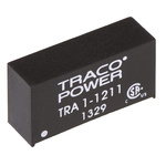 TRACOPOWER TRA 1 DC-DC Converter, 5V dc/ 200mA Output, 10.8 → 13.2 V dc Input, 1W, Through Hole, +85°C Max Temp