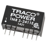 TRACOPOWER TMR 3E DC-DC Converter, 5V dc/ 600mA Output, 18 → 36 V dc Input, 3W, Through Hole, +85°C Max Temp