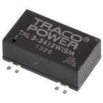 TRACOPOWER THL 3WISM DC-DC Converter, 12V dc/ 250mA Output, 9 → 36 V dc Input, 3W, Surface Mount, +85°C Max Temp