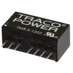 TRACOPOWER TMR 3WIE DC-DC Converter, ±15V dc/ ±100mA Output, 4.5 → 18 V dc Input, 3W, Through Hole, +85°C Max