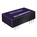 Recom REC5 DC-DC Converter, 15V dc/ 340mA Output, 18 → 72 V dc Input, 5W, Through Hole, +75°C Max Temp -40°C Min