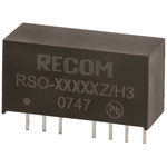 Recom RSO DC-DC Converter, ±12V dc/ ±42mA Output, 4.5 → 18 V dc Input, 1W, Through Hole, +85°C Max Temp -40°C