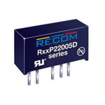 Recom R05P DC-DC Converter, -5V dc/ -200mA Output, 4.5 → 5.5 V dc Input, 2W, Through Hole, +95°C Max Temp -40°C
