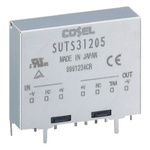 Cosel SUTS DC-DC Converter, 15V dc/ 200mA Output, 36 → 76 V dc Input, 3W, PCB Mount, +85°C Max Temp -40°C Min