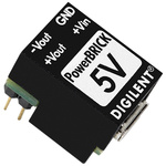 Digilent PowerBRICK DC-DC Converter, ±5V dc/ -200mA Output, 4.5 → 5.5 V dc Input, 2.2W, Through Hole