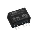 Cosel MGXW1R5 DC-DC Converter, ±12V dc/ 65mA Output, 6 → 60 V dc Input, 1.56W, Through Hole, +85°C Max Temp